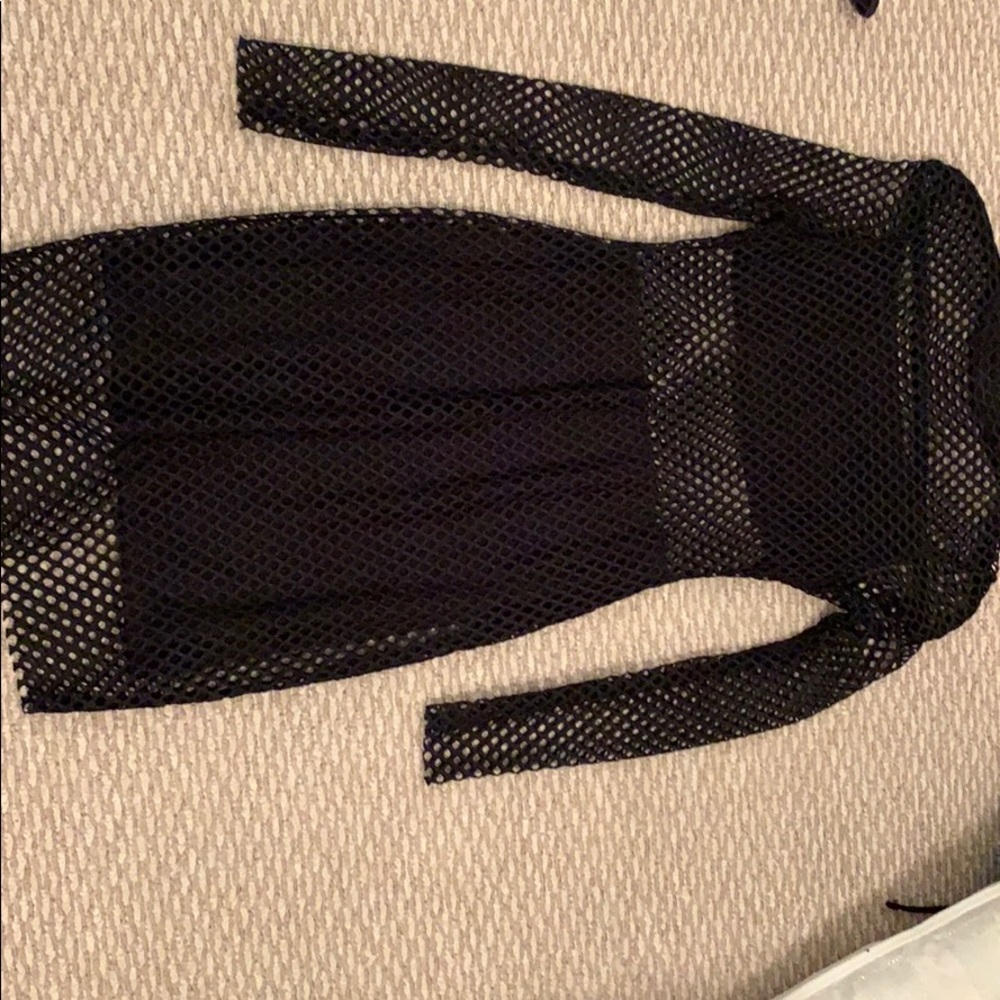 Mesh black dress